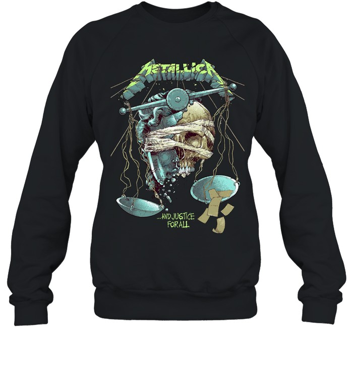 And Justice For All Skull Sweatshirt