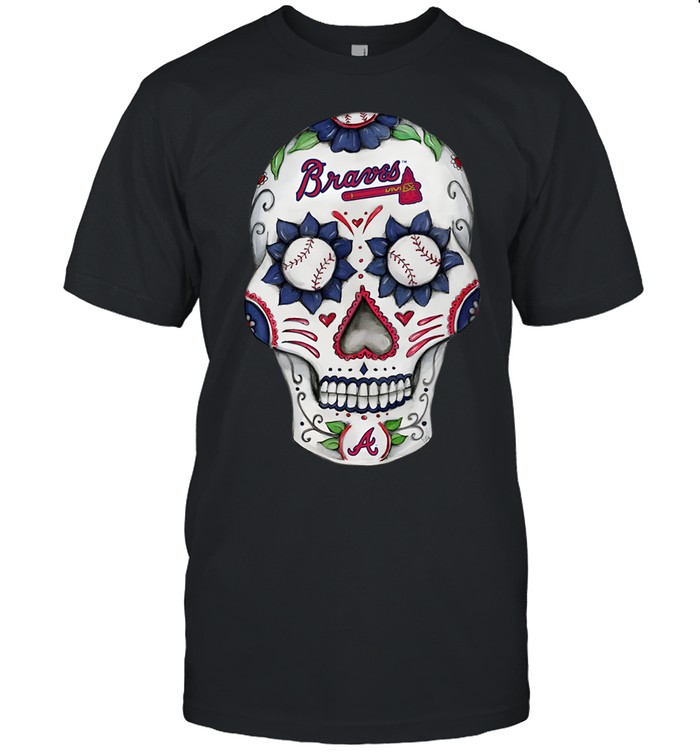 Atlanta Braves Sugar Skull Unisex T-Shirt