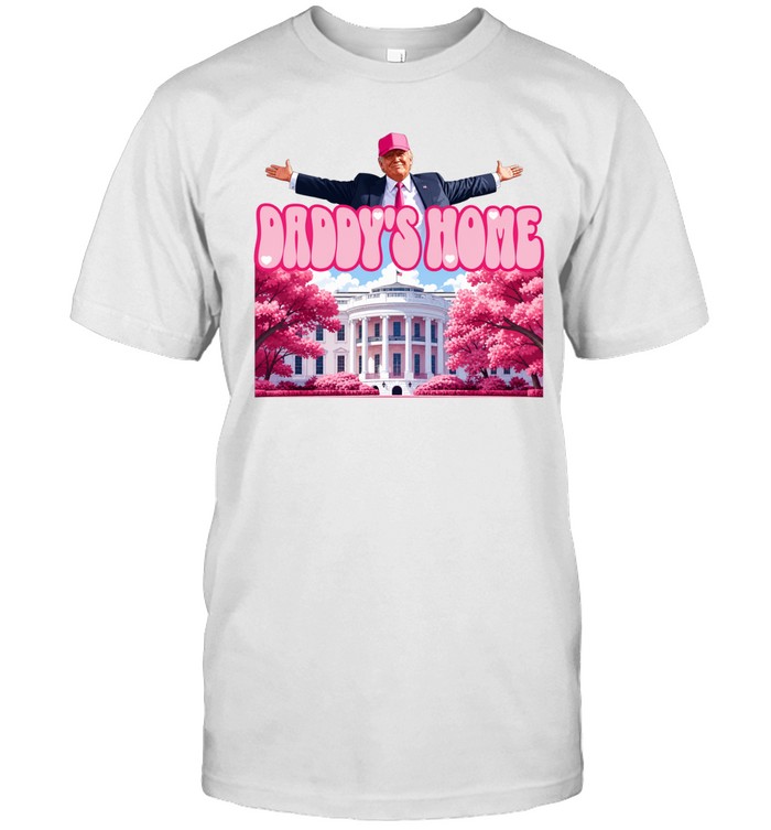 Donald Trump behind The White House Daddy’s Home pop art Unisex T-Shirt