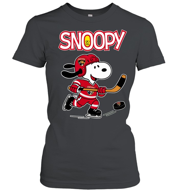 Florida Panthers x Peanuts Snoopy hockey Women T-Shirt