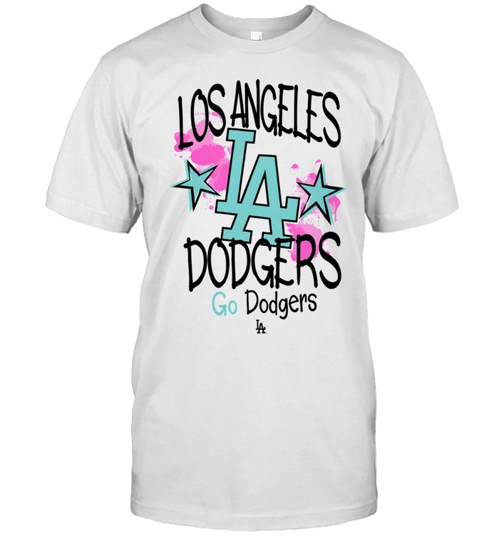 Go Dodgers Era Los Angeles Dodgers Watercolor Unisex T-Shirt