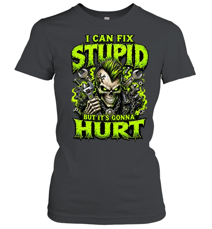 I Can Fix Skull Stupid But It’s Gonna Hurt Women T-Shirt
