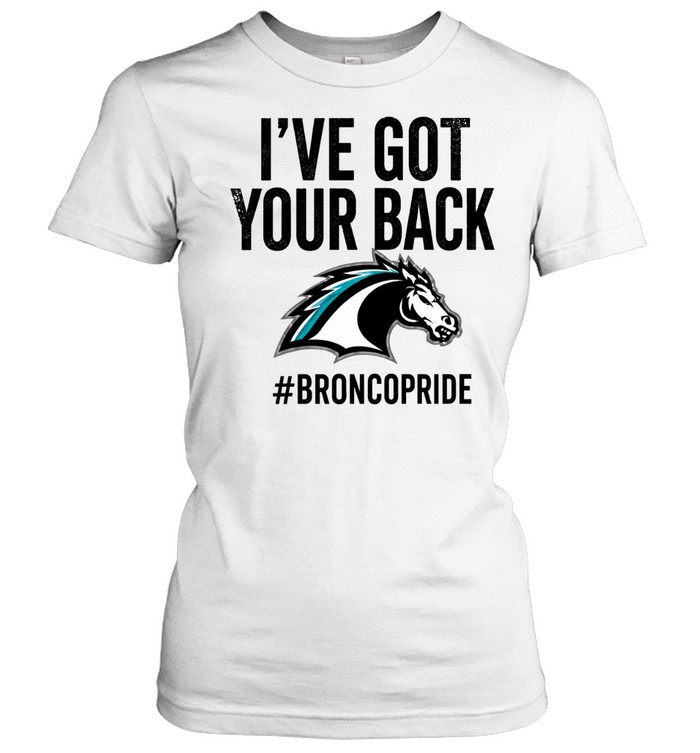 I’ve Got Your Back Bronco Pride Women T-Shirt