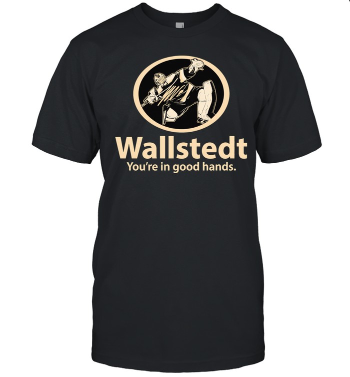 Jesper Wallstedt of Minnesota Wild You’re In Good Hands Unisex T-Shirt