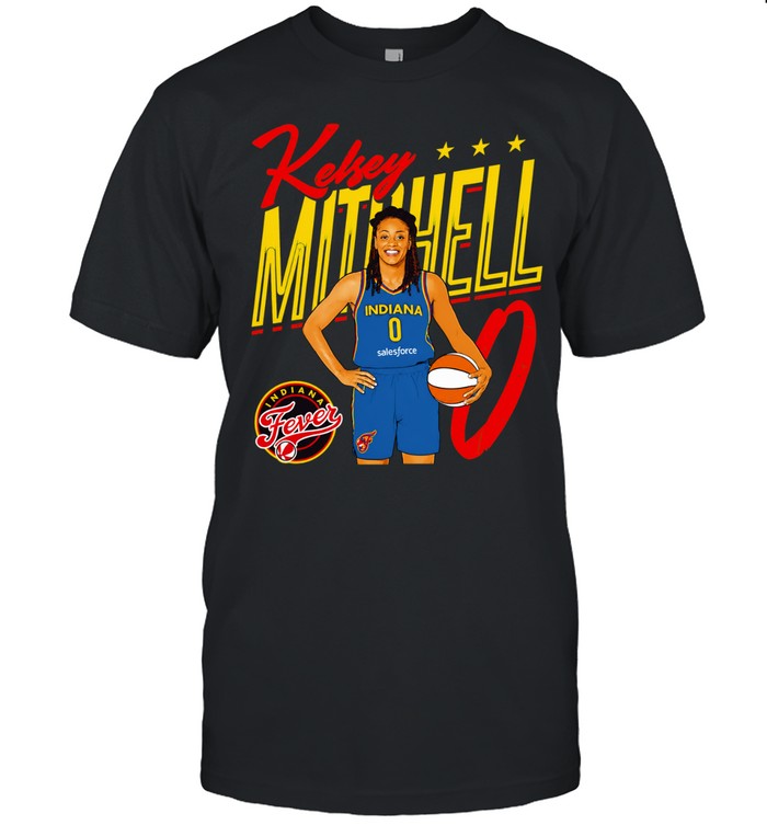 Kelsey Mitchell number 0 Indiana Fever Unisex T-Shirt