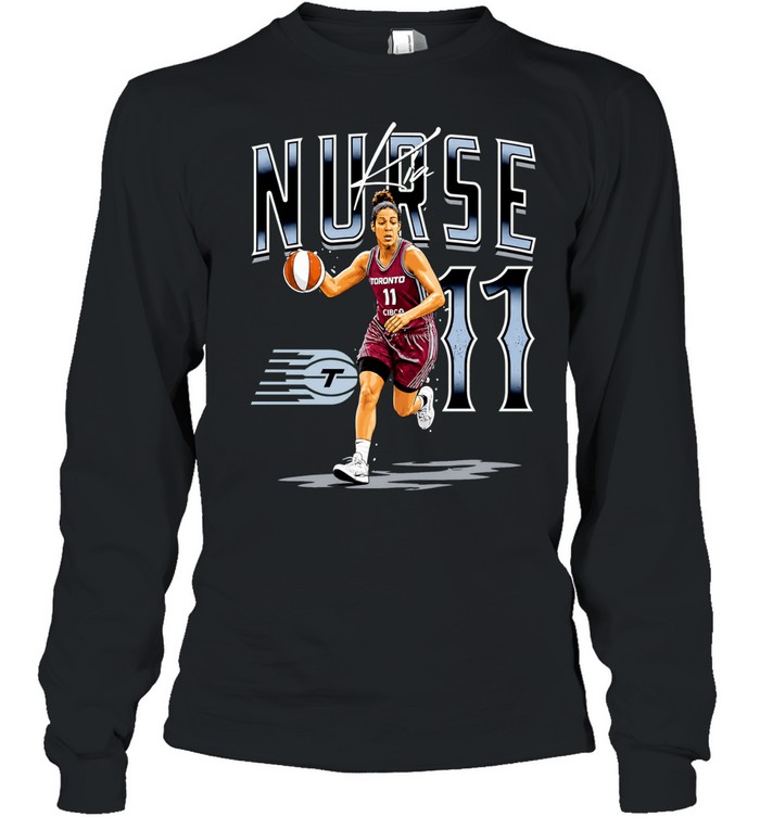 Kia Nurse number 11 Toronto Tempo Long Sleeve Tee