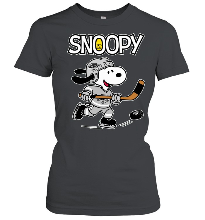 Los Angeles Kings x Peanuts Snoopy hockey Women T-Shirt