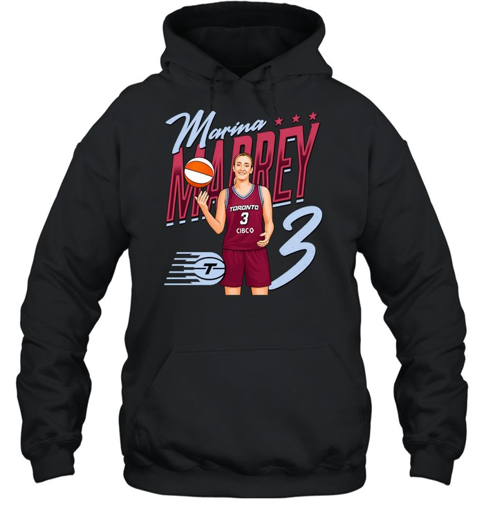 Marina Mabrey number 3 Toronto Tempo Hoodie