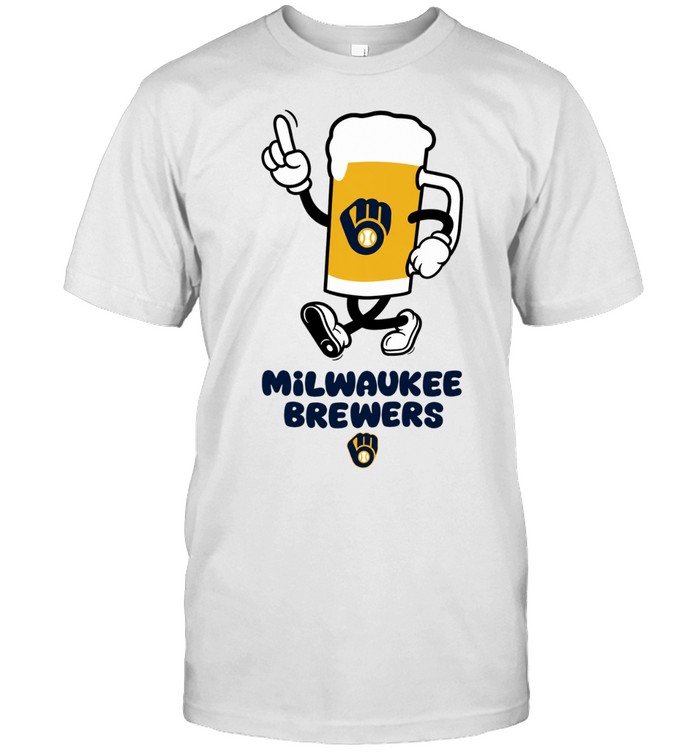 Milwaukee Brewers Drink Beer Cartoon Unisex T-Shirt