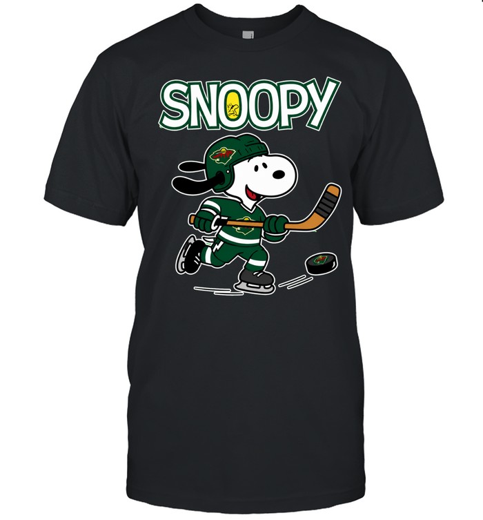 Minnesota Wild x Peanuts Snoopy hockey Unisex T-Shirt
