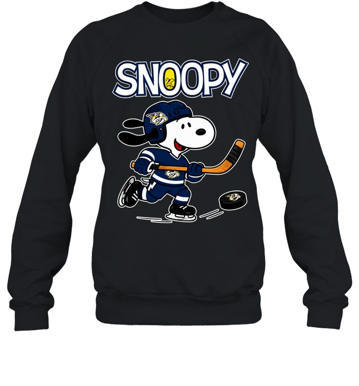 Nashville Predators x Peanuts Snoopy hockey Sweatshirt