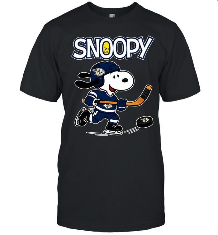 Nashville Predators x Peanuts Snoopy hockey Unisex T-Shirt