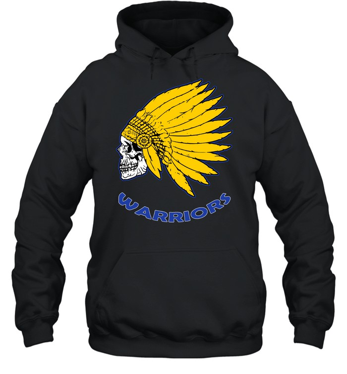 Native American Skull Golden State Warriors Hoodie
