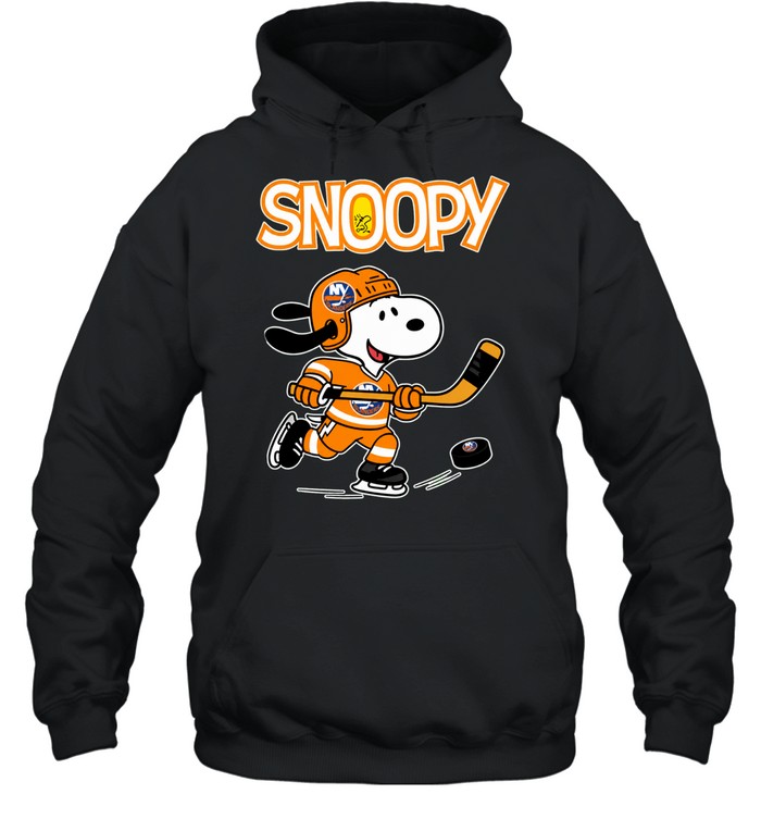 New York Islanders x Peanuts Snoopy hockey Hoodie