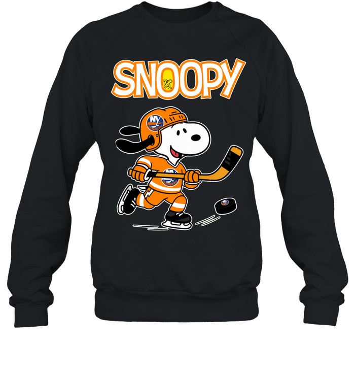 New York Islanders x Peanuts Snoopy hockey Sweatshirt