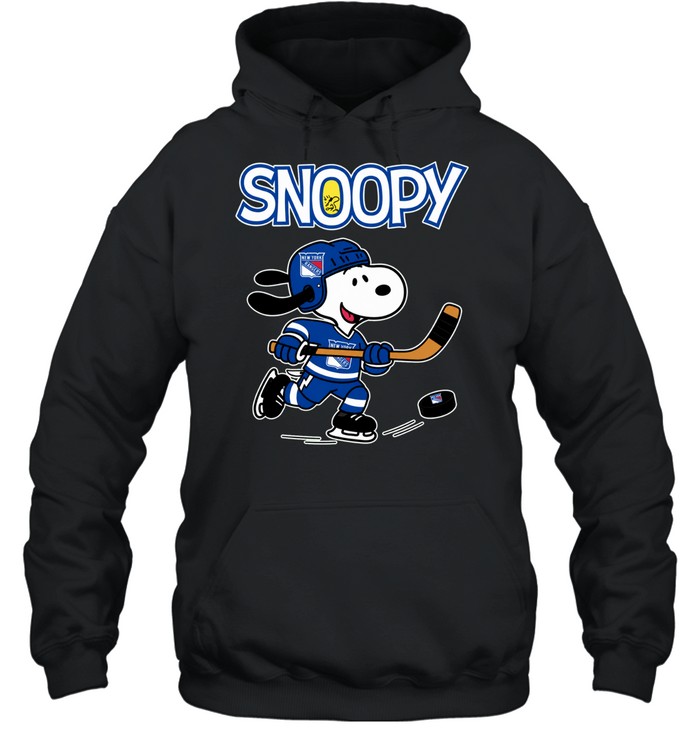 New York Rangers x Peanuts Snoopy hockey Hoodie