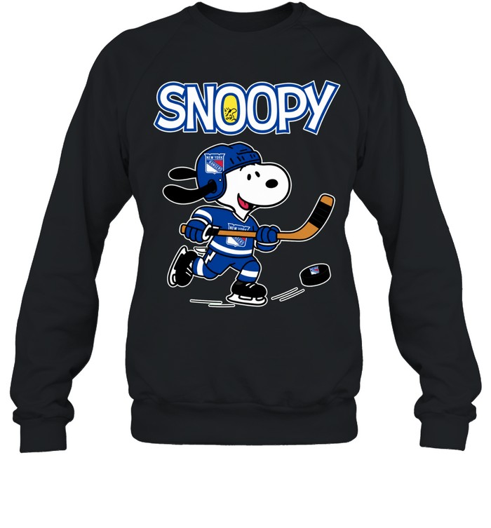 New York Rangers x Peanuts Snoopy hockey Sweatshirt