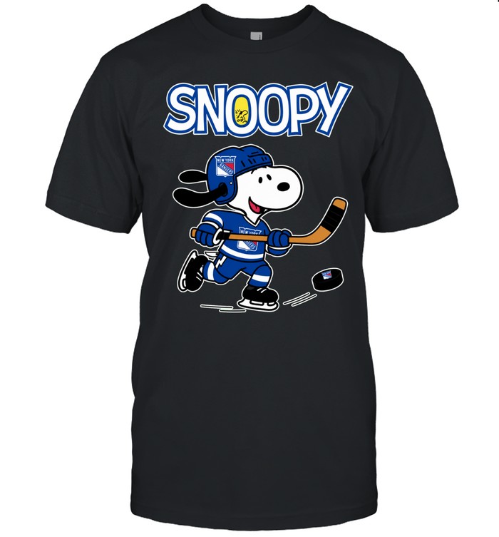 New York Rangers x Peanuts Snoopy hockey Unisex T-Shirt