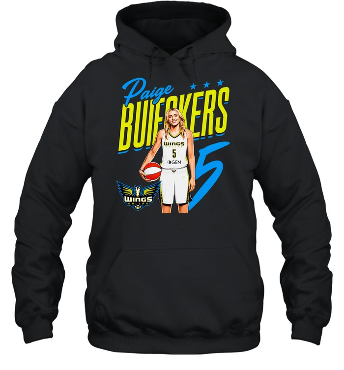 Paige Bueckers number 5 Dallas Wings Hoodie