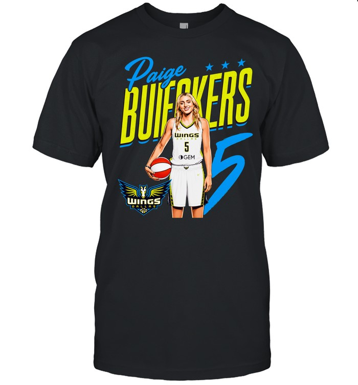 Paige Bueckers number 5 Dallas Wings Unisex T-Shirt