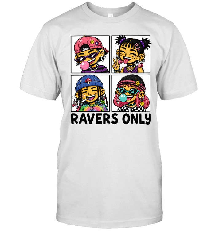 Ravers Only Pop Rap 4 characters Unisex T-Shirt