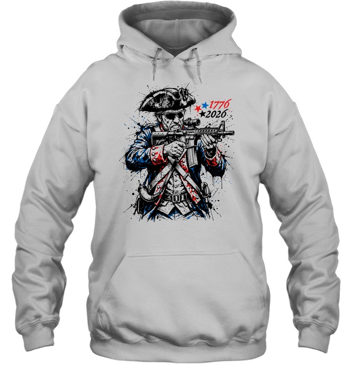Revolutionary Splatter 1776 2026 America 250 Hoodie