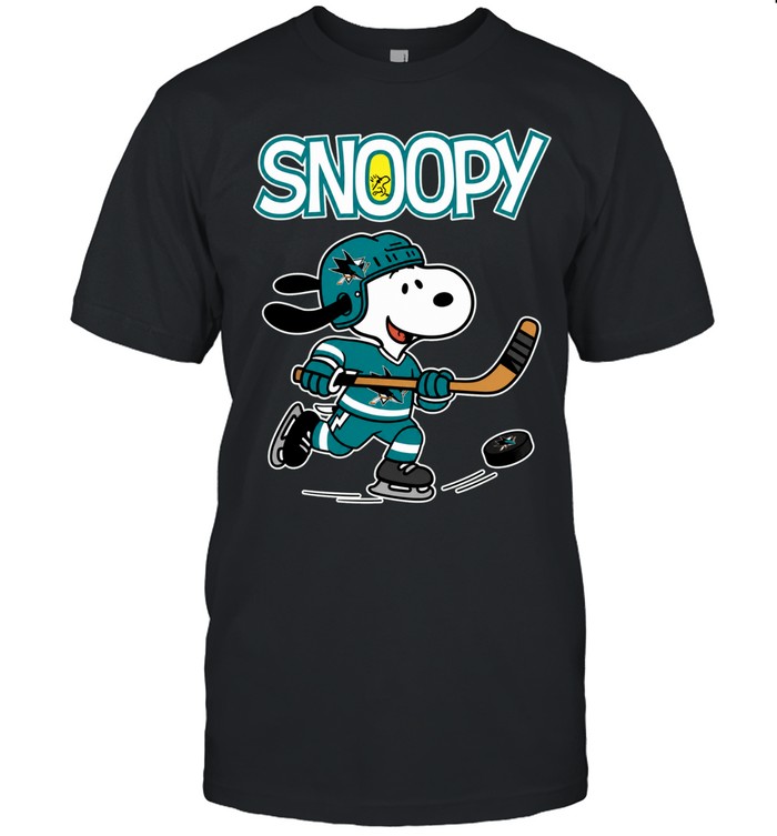 San Jose Sharks x Peanuts Snoopy hockey Unisex T-Shirt
