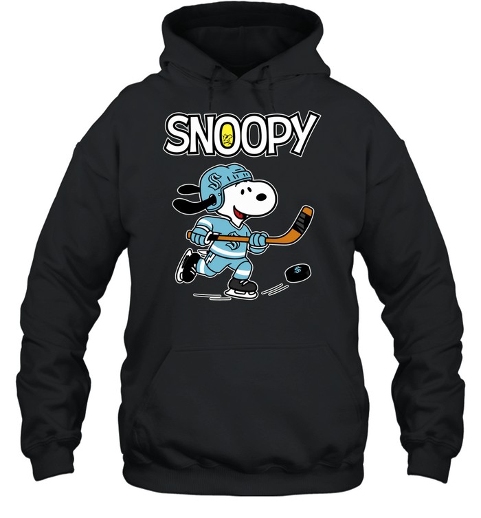 Seattle Kraken x Peanuts Snoopy hockey Hoodie