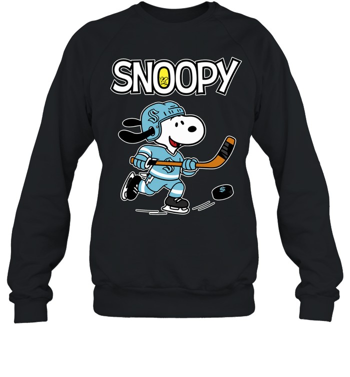 Seattle Kraken x Peanuts Snoopy hockey Sweatshirt