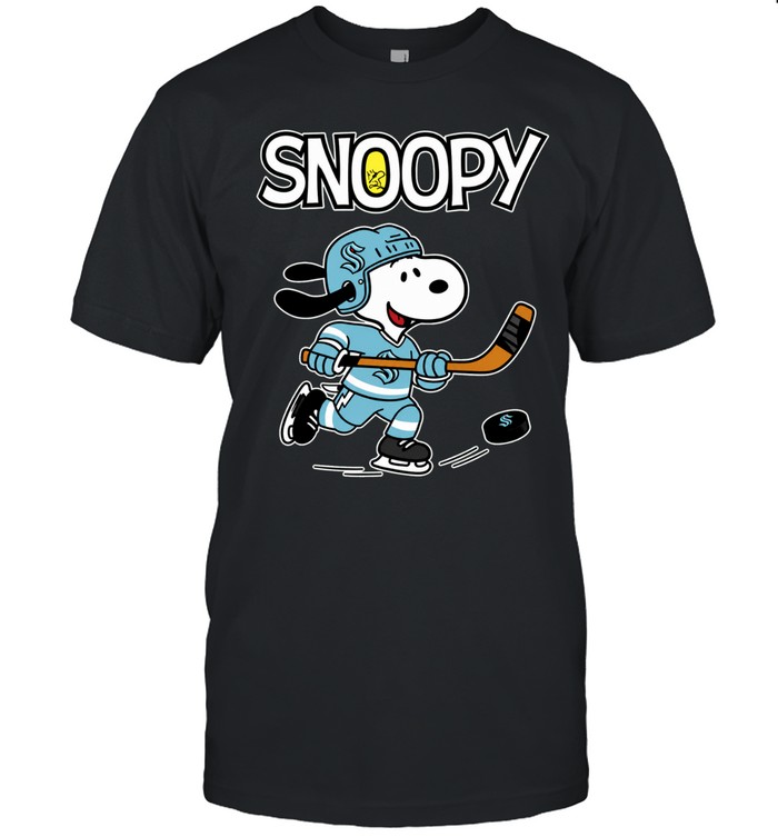 Seattle Kraken x Peanuts Snoopy hockey Unisex T-Shirt