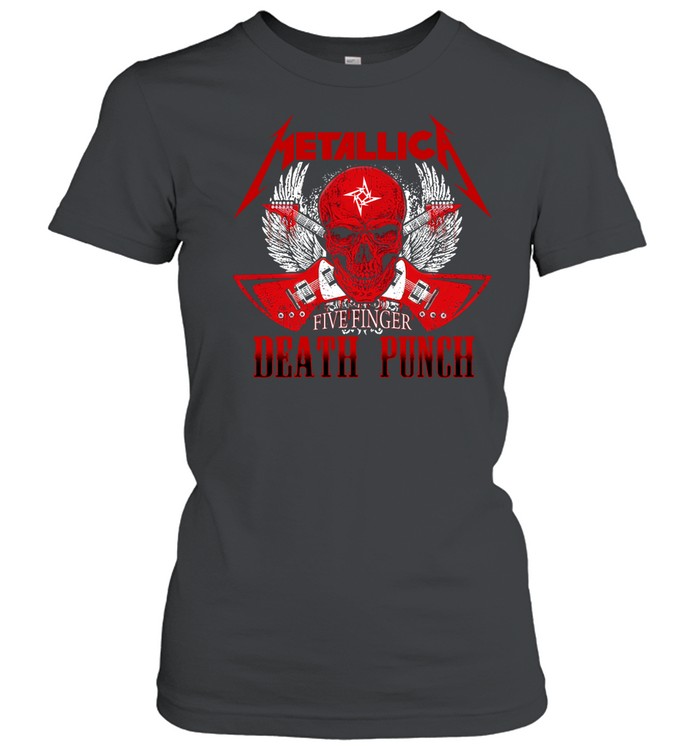 Skull Five Finger Death Punch Women T-Shirt