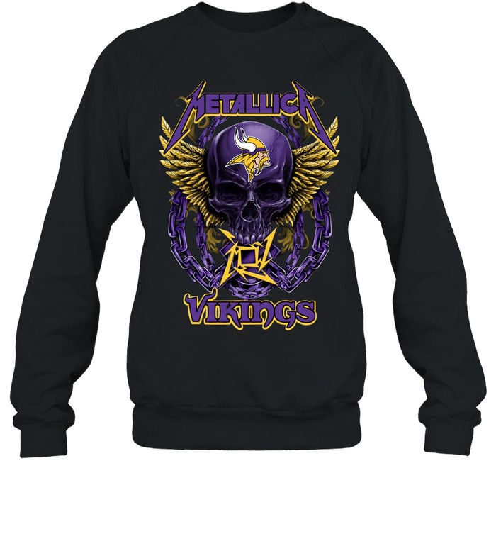 Skull Minnesota Vikings Sweatshirt