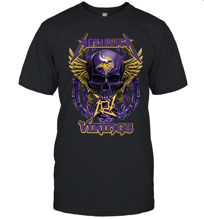 Skull Minnesota Vikings Unisex T-Shirt