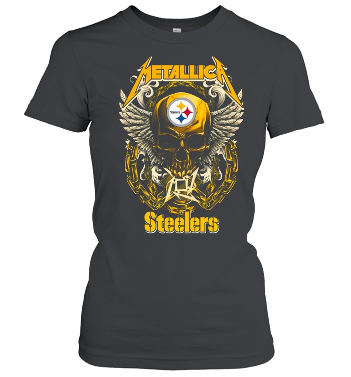 Skull Pittsburgh Women T-Shirt