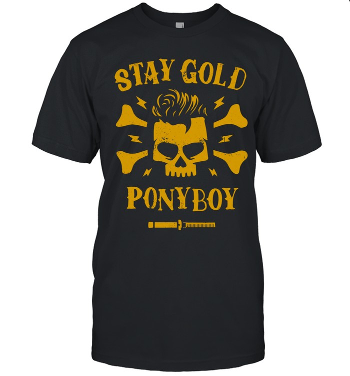Skull Stay Gold Ponyboy Unisex T-Shirt