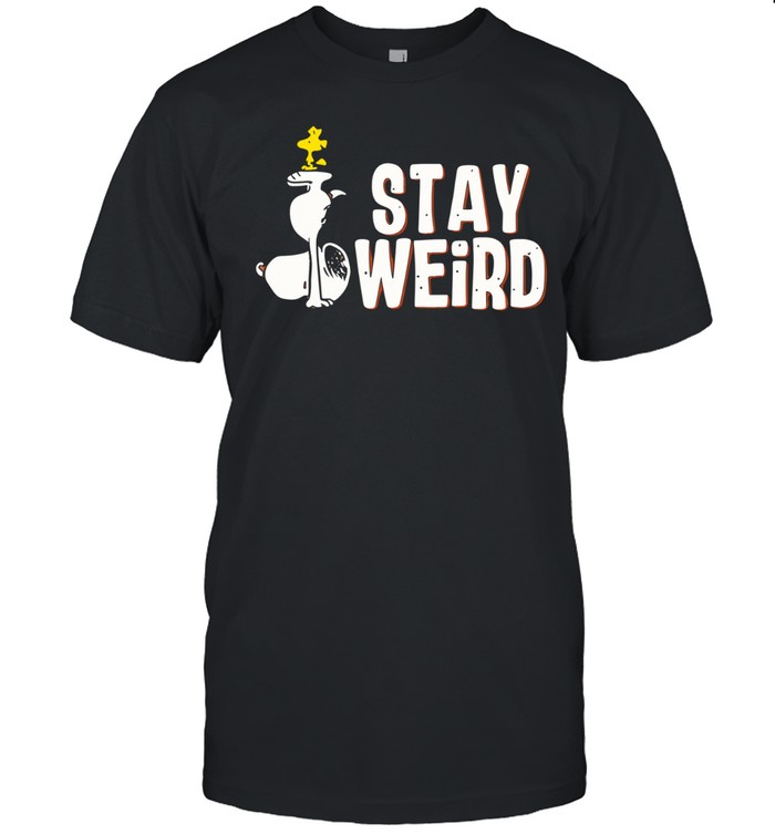 Snoopy and Woodstock Stay Weird Unisex T-Shirt