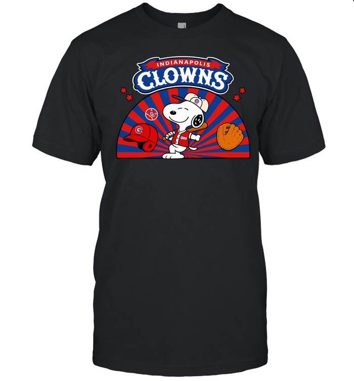 Snoopy Indianapolis Clowns diamond dog baseball cartoon Unisex T-Shirt
