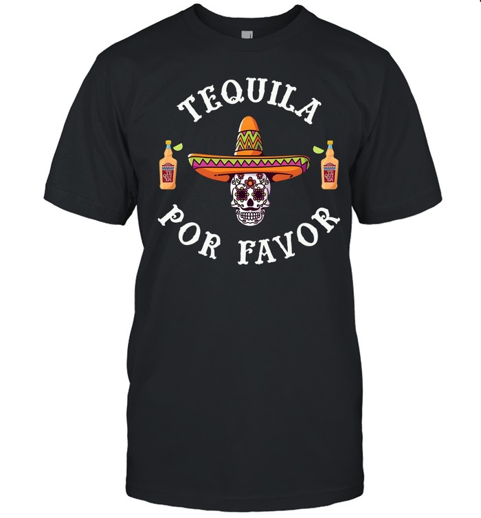 Sombrero Fiesta Skull Tequila Por Favor Cinco Unisex T-Shirt