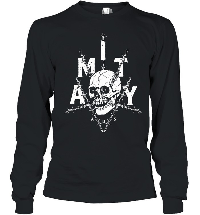 TAA Barbed Skull Long Sleeve Tee