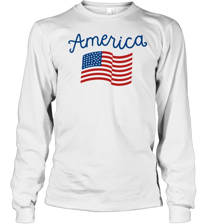 Deseret News American Flag Long Sleeve Tee