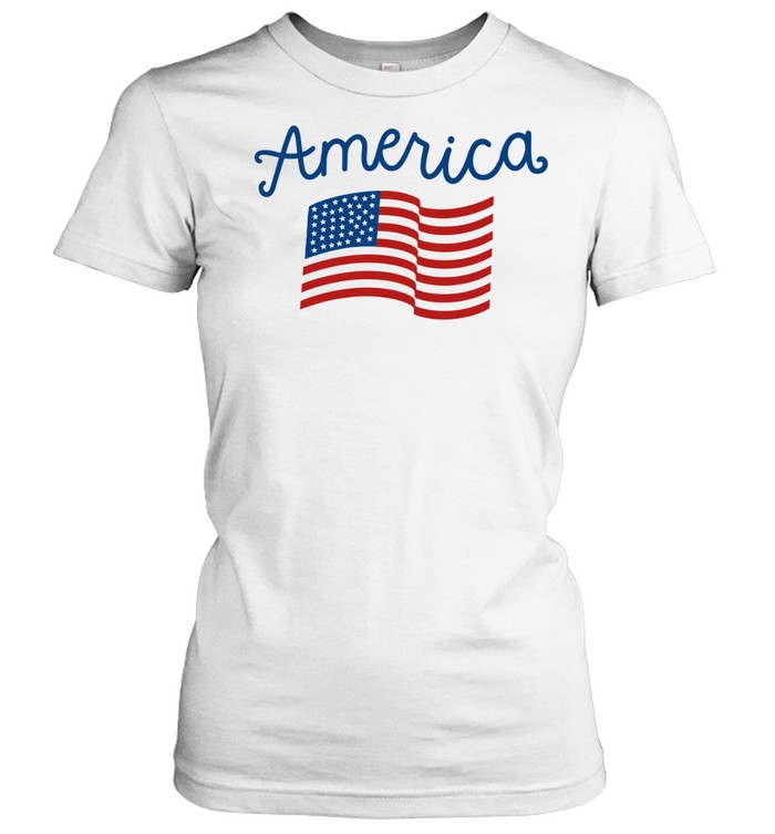 Deseret News American Flag Women T-Shirt