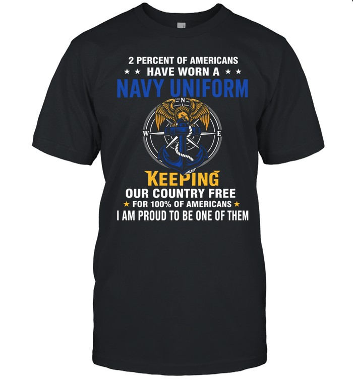 Navy Uniform Keeping Our Country Free Unisex T-Shirt