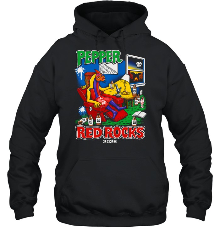 Pepper Red Rocks Amphitheatre In Morrison Colorado 2026 Hoodie