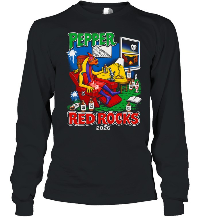 Pepper Red Rocks Amphitheatre In Morrison Colorado 2026 Long Sleeve Tee