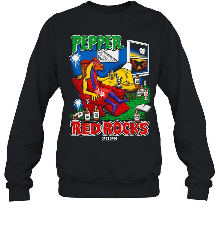 Pepper Red Rocks Amphitheatre In Morrison Colorado 2026 Sweatshirt