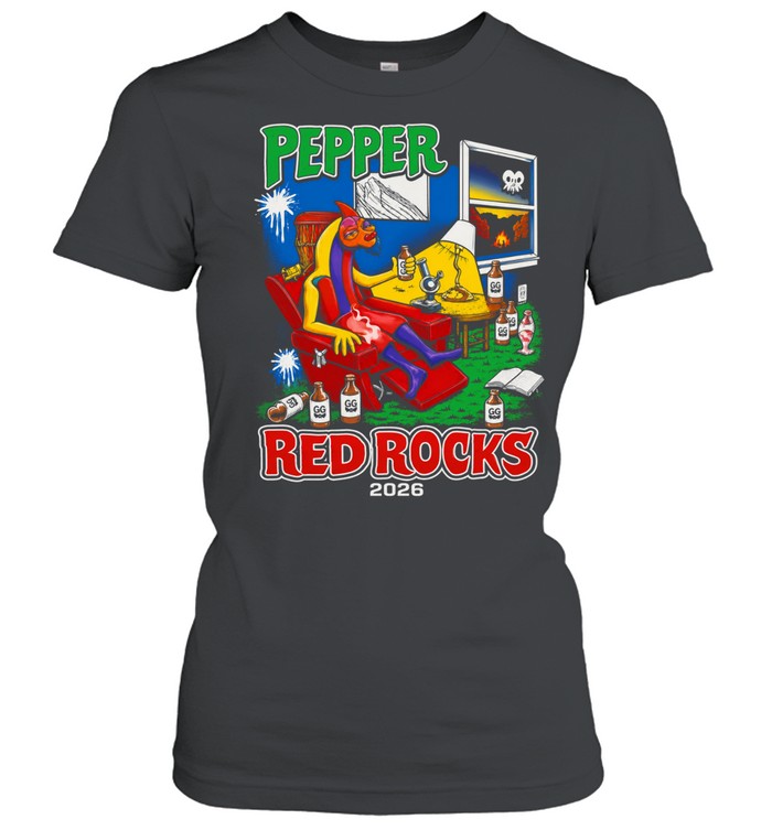 Pepper Red Rocks Amphitheatre In Morrison Colorado 2026 Women T-Shirt