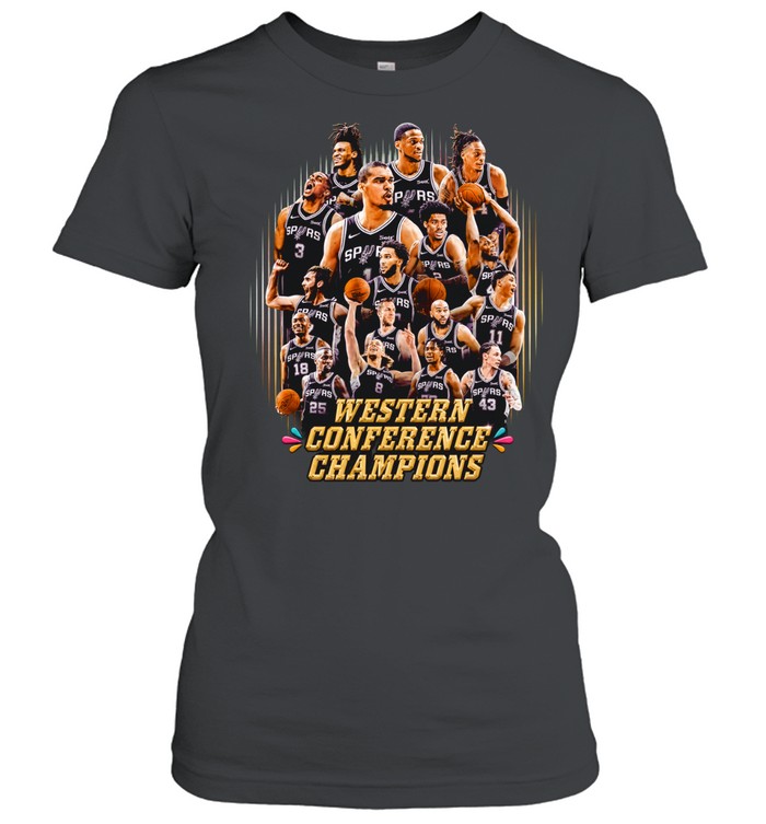 San Antonio Spurs Western Conference Women T-Shirt