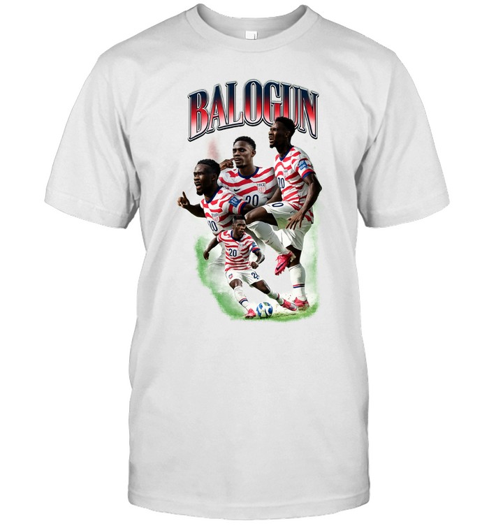2026 World Cup Folarin Balogun USA Soccer No 20 Unisex T-Shirt