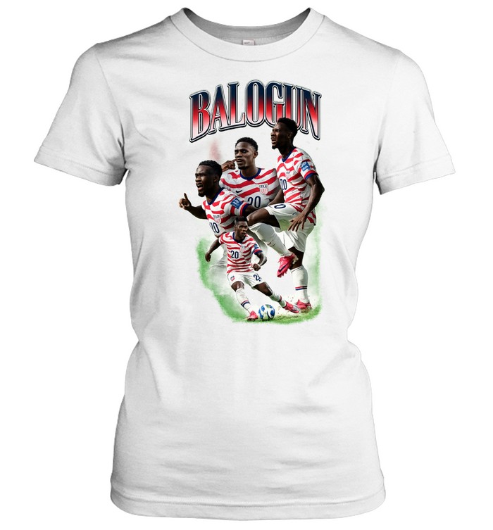 2026 World Cup Folarin Balogun USA Soccer No 20 Women T-Shirt