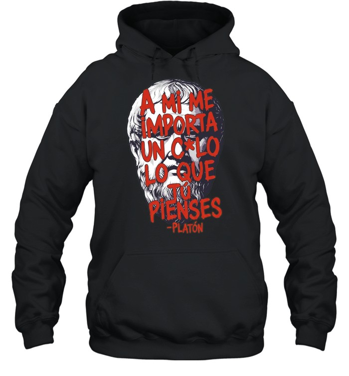 A Mi Me Importa un Culo Lo Que Tu Pienses Platon Hoodie